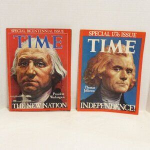 TIME Bicentennial Special Black White Red Blue Presidential Magazine Bundle